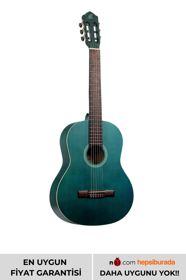 Ortega RST5MOC Klasik Gitar (Ocean Blue)