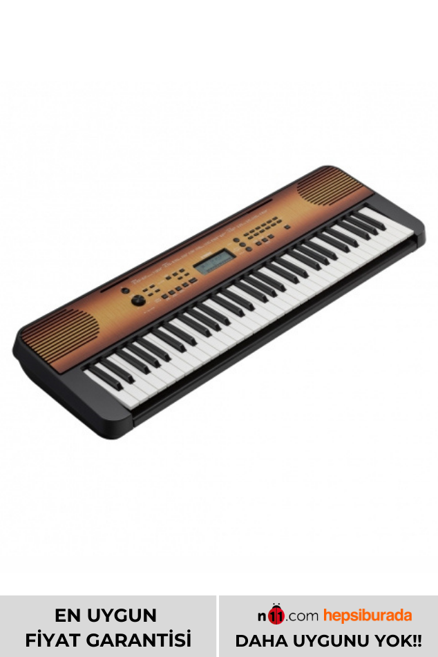 Yamaha PSR-E360 61-Tuşlu Taşınabilir Org (Maple Wood Grain)