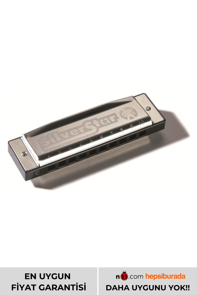 Hohner M5040667 Silver Star Box Small Fa Majör Mızıka